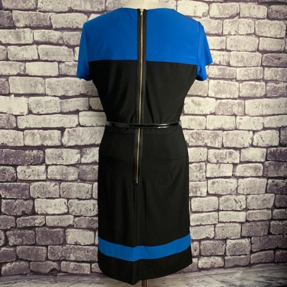 Liz Claiborne Short Sleeve Belted Dress Size M - Picture 7 of 10